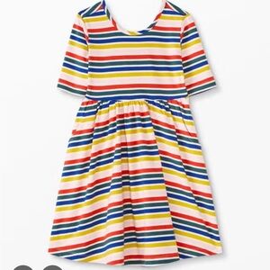 Hanna Andersson Striped Super Soft Skater Dress 6-7